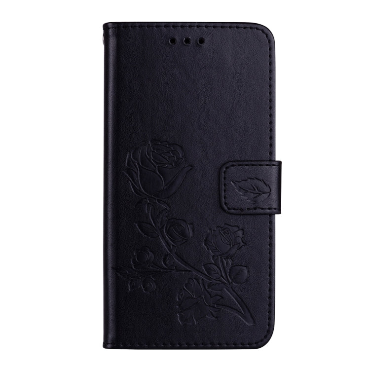 For Huawei Y3 2017 Rose embossed Texture Horizontal Flip Environmental PU Leather Case with Holder & Card Slots & Wallet