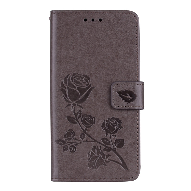 For Huawei Y3 2017 Rose embossed Texture Horizontal Flip Environmental PU Leather Case with Holder & Card Slots & Wallet