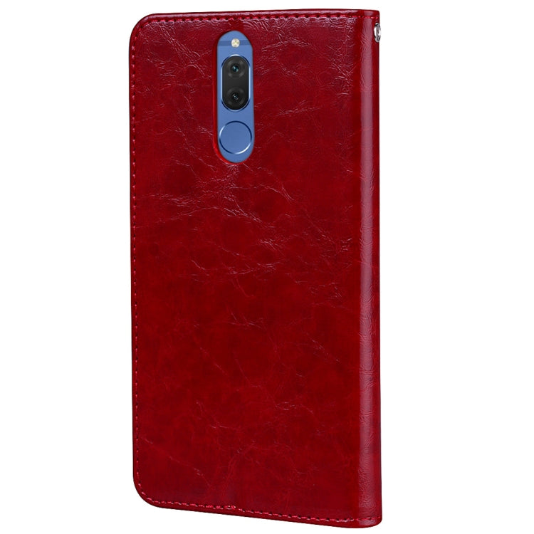 For Huawei Mate 10 Lite & Nova 2i Business Style Oil Wax Texture Horizontal Flip Leather Case with Holder & Card Slots & Wallet