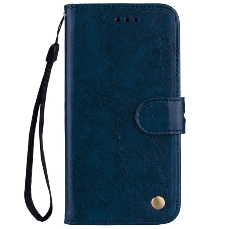 For Huawei P9 lite Mini Business Style Oil Wax Texture Horizontal Flip Leather Case with Holder & Card Slots & Wallet