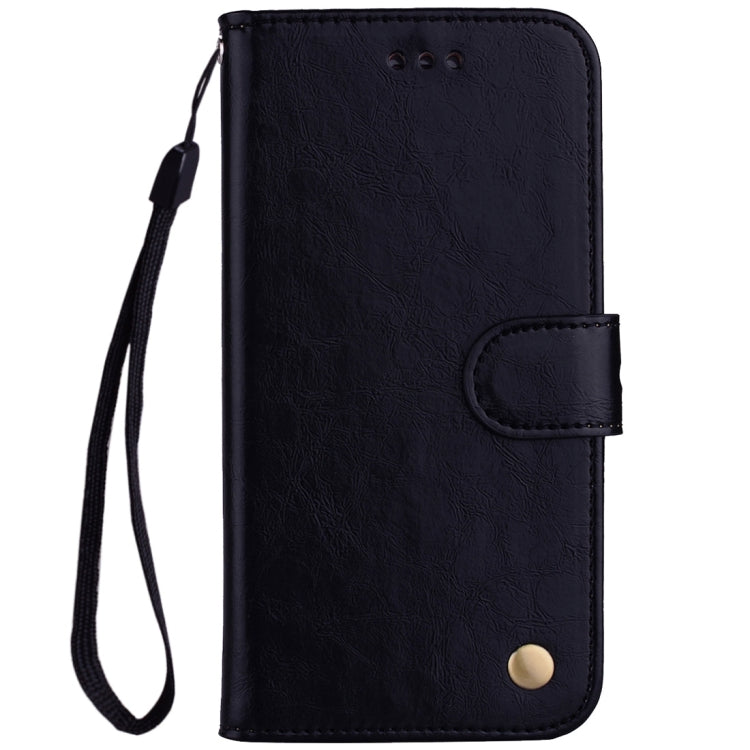 For Huawei Y3 (2017) Business Style Oil Wax Texture Horizontal Flip Leather Case with Holder & Card Slots & Wallet