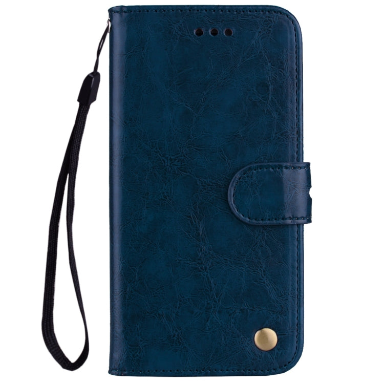 For Huawei Y3 (2017) Business Style Oil Wax Texture Horizontal Flip Leather Case with Holder & Card Slots & Wallet