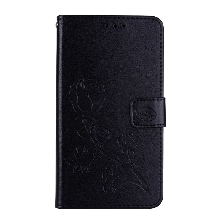 For Huawei Mate 10 Lite Rose Embossed Horizontal Flip Environmental PU Leather Case with Holder & Card Slots & Wallet