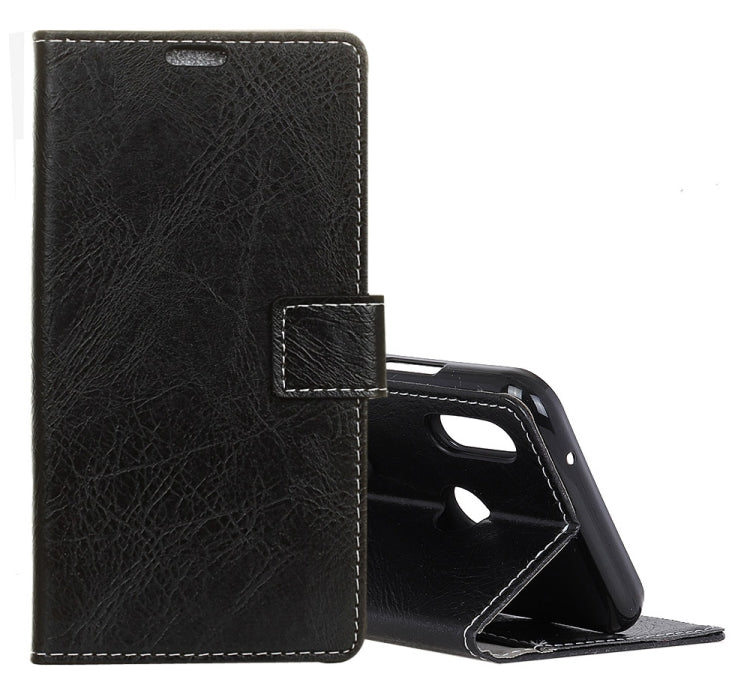 For Huawei P20 Lite Retro Crazy Horse Texture Horizontal Flip Leather Case with Holder & Card Slots & Wallet & Photo Frame