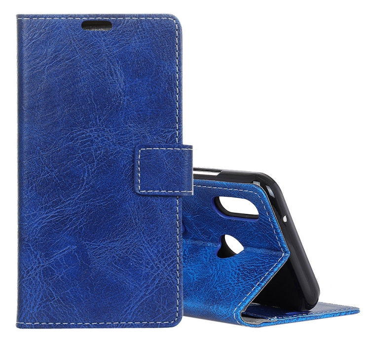 For Huawei P20 Lite Retro Crazy Horse Texture Horizontal Flip Leather Case with Holder & Card Slots & Wallet & Photo Frame