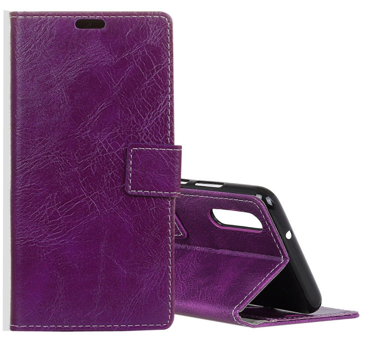 For Huawei P20 Retro Crazy Horse Texture Horizontal Flip Leather Case with Holder & Card Slots & Wallet & Photo Frame