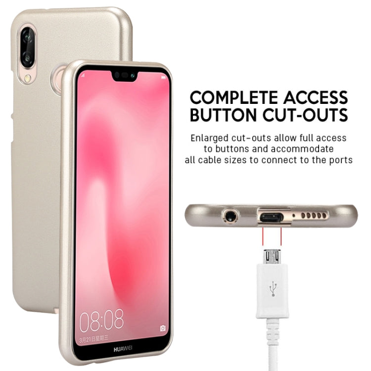 GOOSPERY I JELLY METAL TPU Case for Huawei P20 Lite