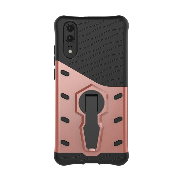 360 Degree Spin  Armor TPU+PC Case for Huawei P20,with Holder