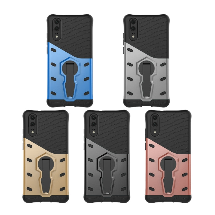 360 Degree Spin  Armor TPU+PC Case for Huawei P20,with Holder