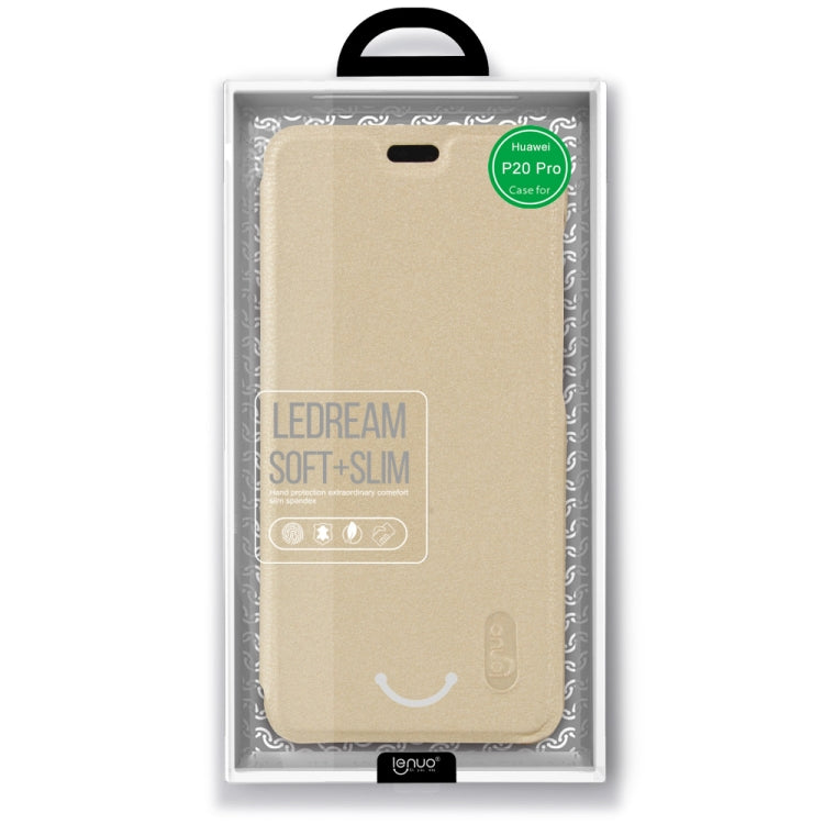 Lenuo Ledream Series Litchi Texture Horizontal Flip PU Leather Case for Huawei P20 Pro, with Card Slot