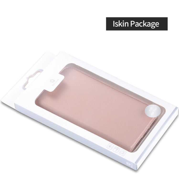 DZGOGO ISKIN Series Slight Frosted PU+ TPU  Case for Huawei P20