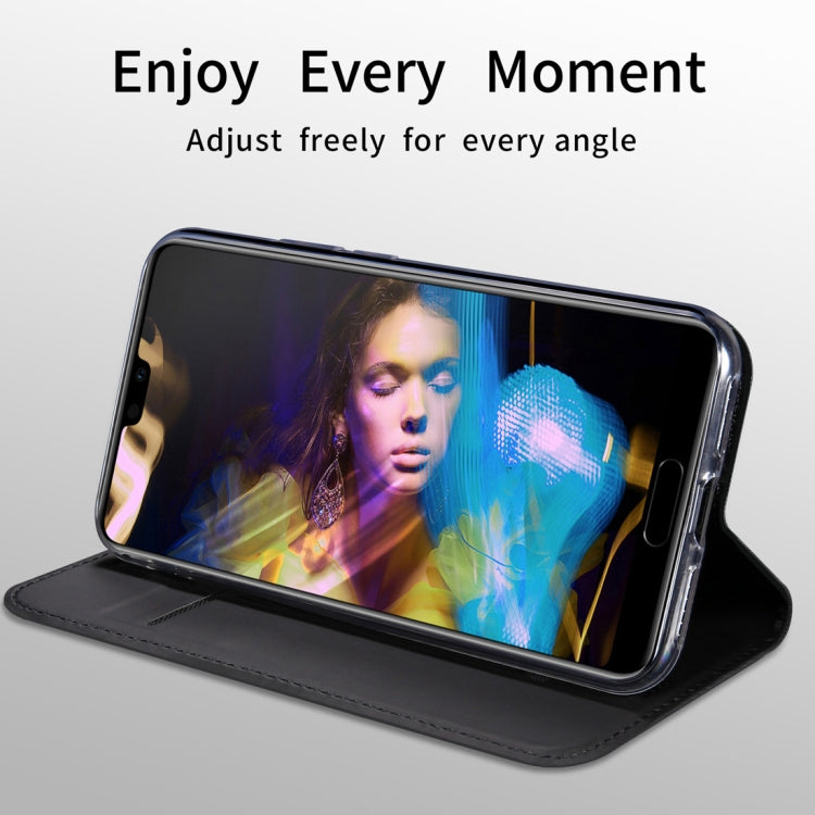 DZGOGO ISKIN Series Slight Frosted PU+ TPU  Case for Huawei P20