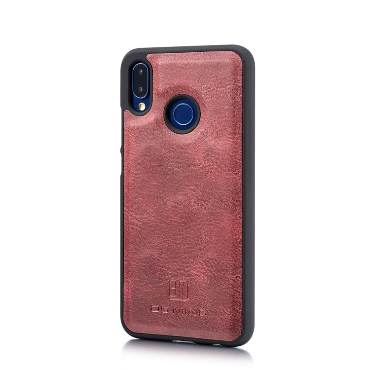 Crazy Horse Texture Flip Detachable Magnetic Leather Case for Huawei P20 Lite, with Holder & Card Slots & Wallet