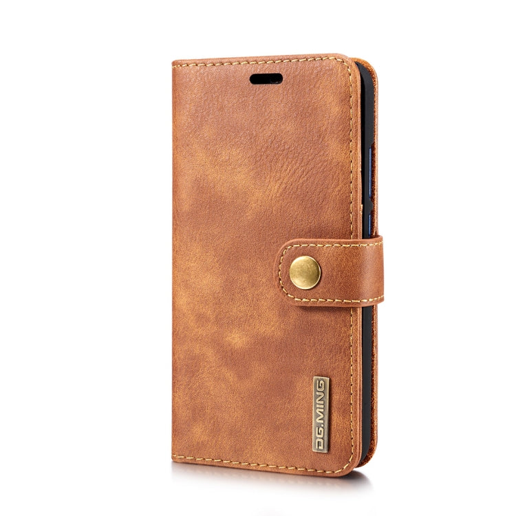 Crazy Horse Texture Flip Detachable Magnetic Leather Case for Huawei P20 Lite, with Holder & Card Slots & Wallet