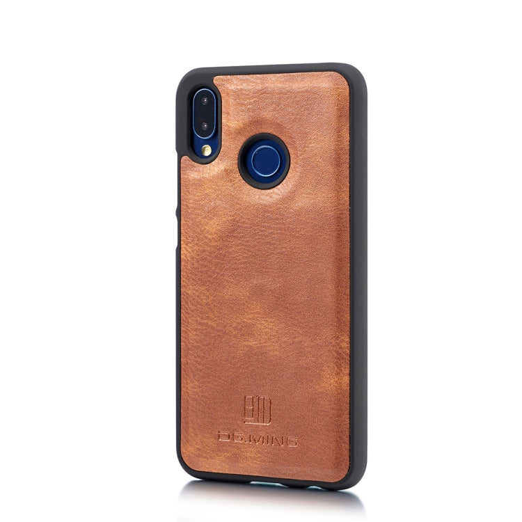 Crazy Horse Texture Flip Detachable Magnetic Leather Case for Huawei P20 Lite, with Holder & Card Slots & Wallet