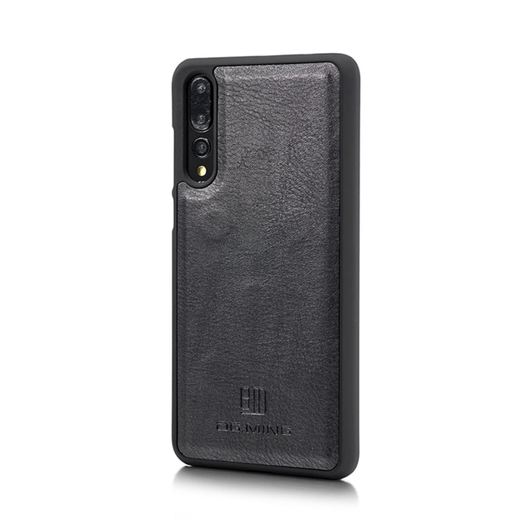 Crazy Horse Texture Flip Detachable Magnetic Leather Case for Huawei P20 Pro, with Holder & Card Slots & Wallet