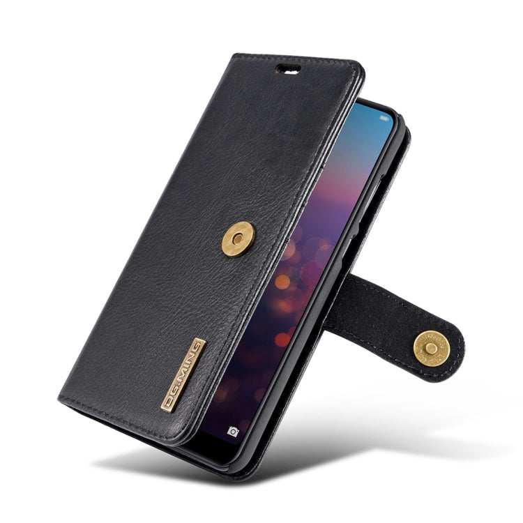 Crazy Horse Texture Flip Detachable Magnetic Leather Case for Huawei P20 Pro, with Holder & Card Slots & Wallet