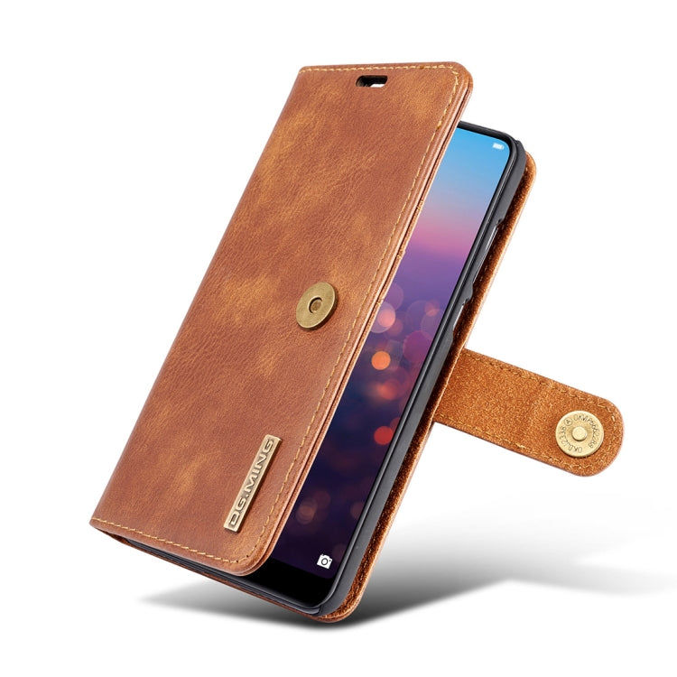Crazy Horse Texture Flip Detachable Magnetic Leather Case for Huawei P20 Pro, with Holder & Card Slots & Wallet