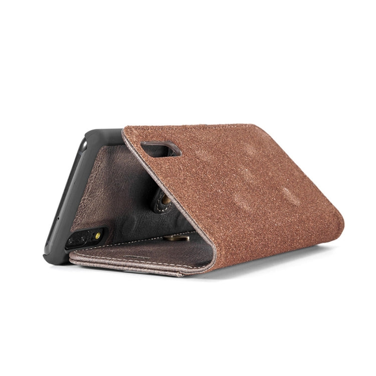 Crazy Horse Texture Flip Detachable Magnetic Leather Case for Huawei P20, with Holder & Card Slots & Wallet