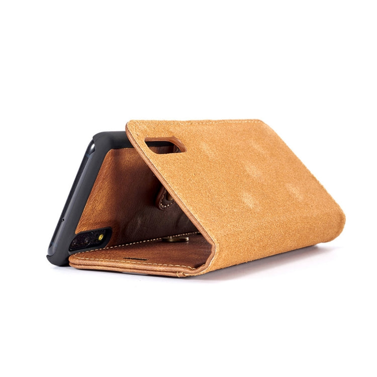 Crazy Horse Texture Flip Detachable Magnetic Leather Case for Huawei P20, with Holder & Card Slots & Wallet