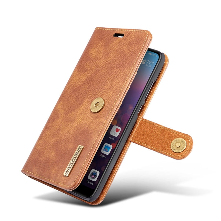 Crazy Horse Texture Flip Detachable Magnetic Leather Case for Huawei P20, with Holder & Card Slots & Wallet