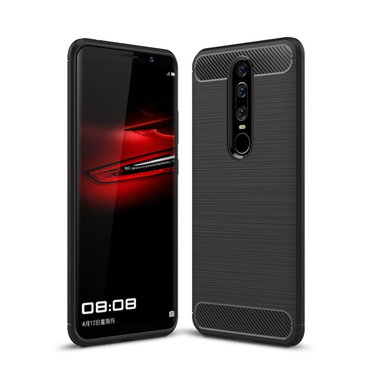 Brushed Texture Carbon Fiber Shockproof TPU Case for Huawei Mate RS Porsche Design