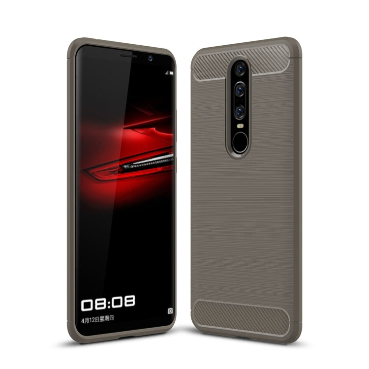 Brushed Texture Carbon Fiber Shockproof TPU Case for Huawei Mate RS Porsche Design