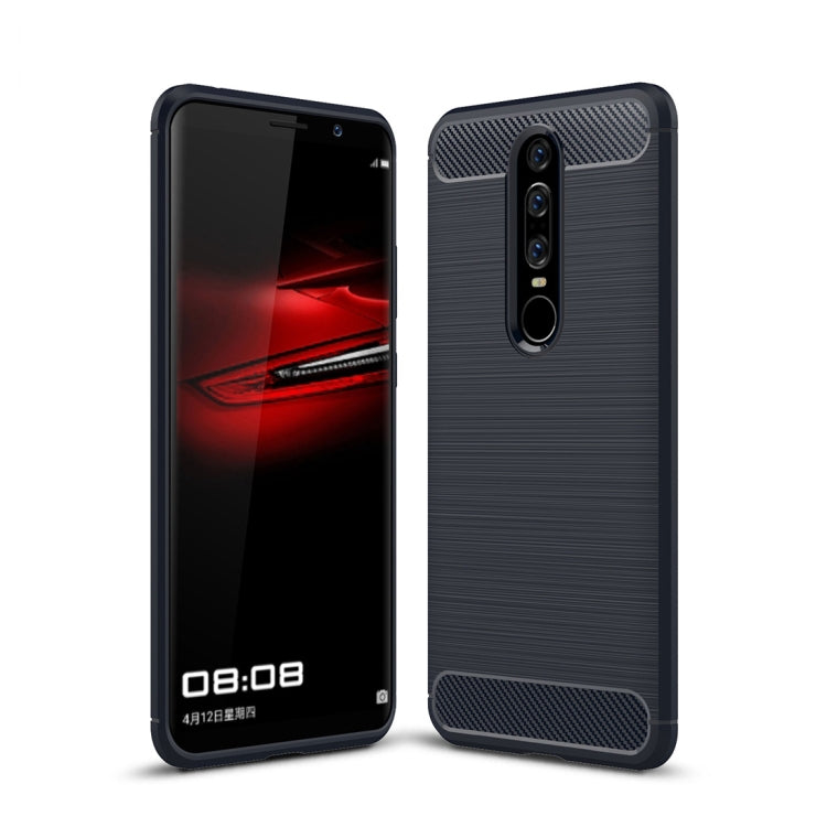 Brushed Texture Carbon Fiber Shockproof TPU Case for Huawei Mate RS Porsche Design
