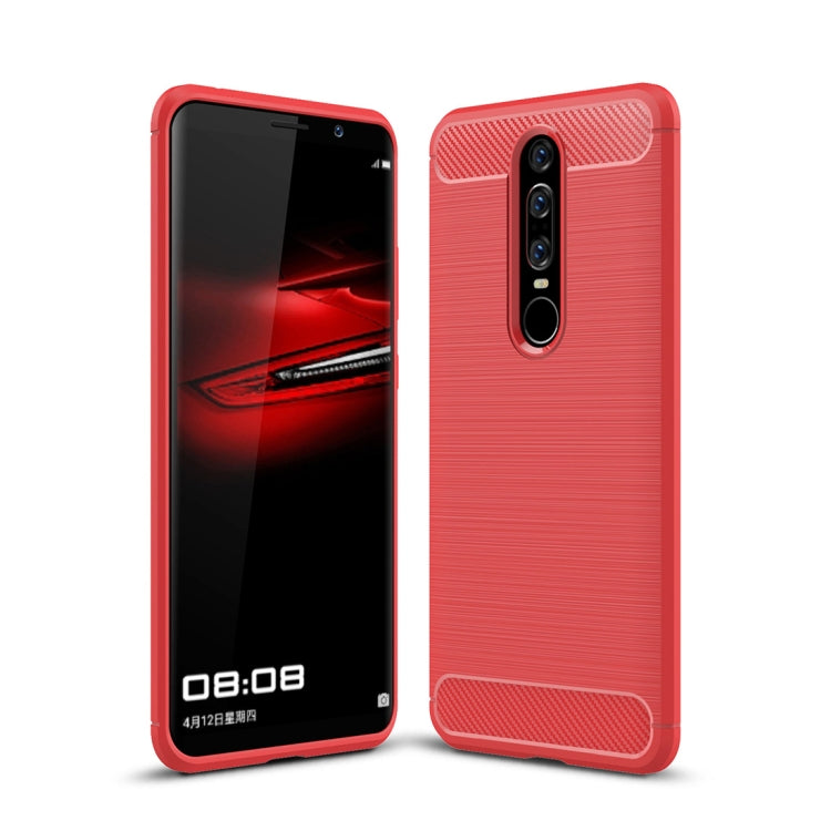 Brushed Texture Carbon Fiber Shockproof TPU Case for Huawei Mate RS Porsche Design