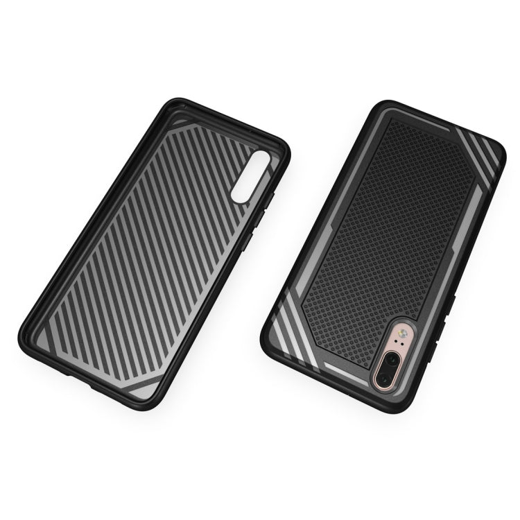 Lattice Texture TPU Shockproof Case for Huawei P20