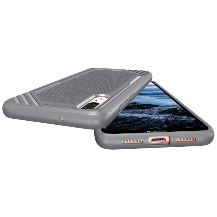 Lattice Texture TPU Shockproof Case for Huawei P20