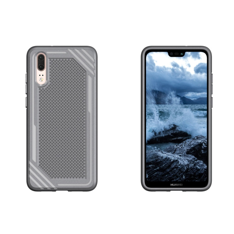 Lattice Texture TPU Shockproof Case for Huawei P20