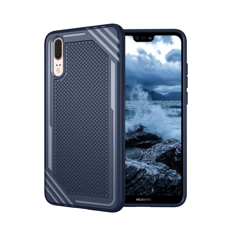 Lattice Texture TPU Shockproof Case for Huawei P20