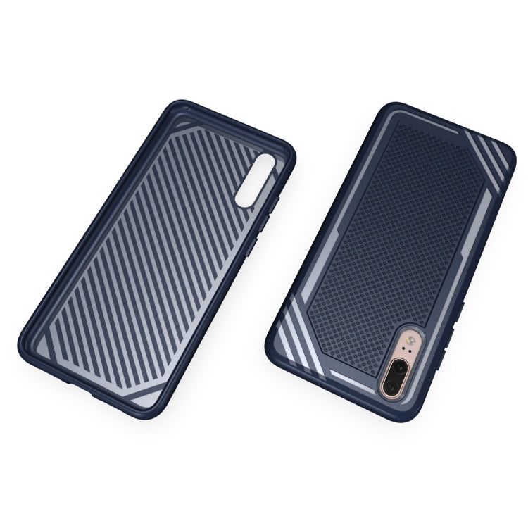 Lattice Texture TPU Shockproof Case for Huawei P20