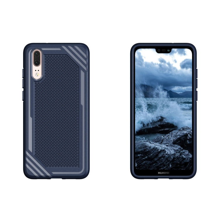 Lattice Texture TPU Shockproof Case for Huawei P20