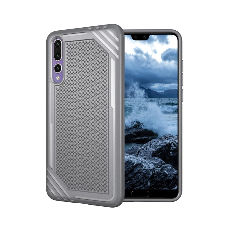 Lattice Texture TPU Shockproof Case for Huawei P20 Pro