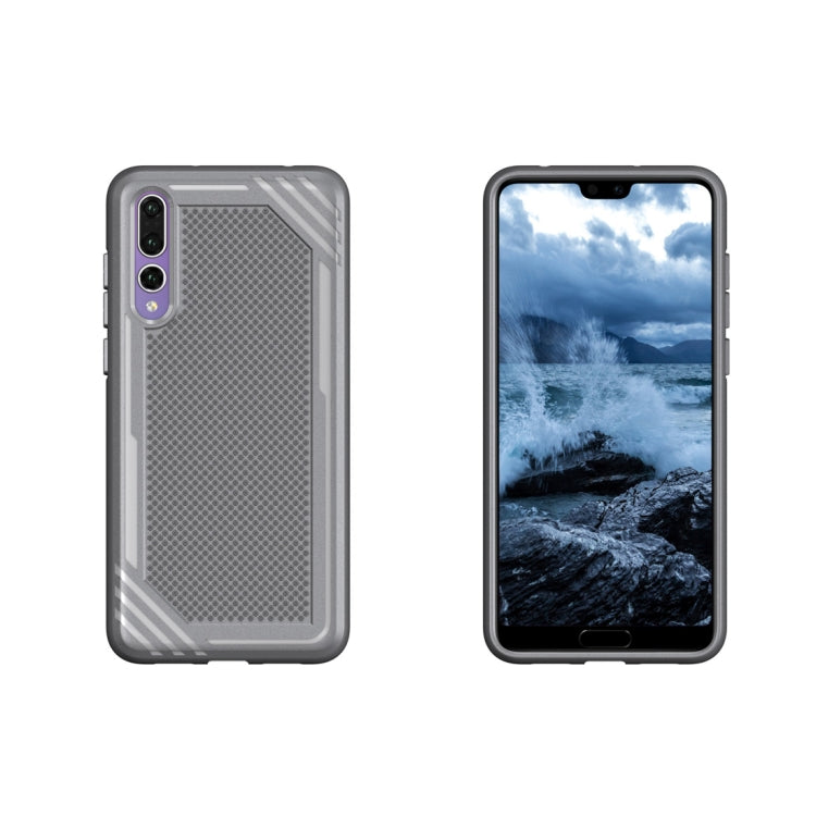 Lattice Texture TPU Shockproof Case for Huawei P20 Pro