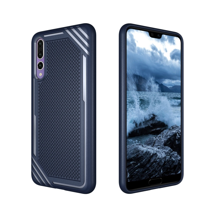 Lattice Texture TPU Shockproof Case for Huawei P20 Pro