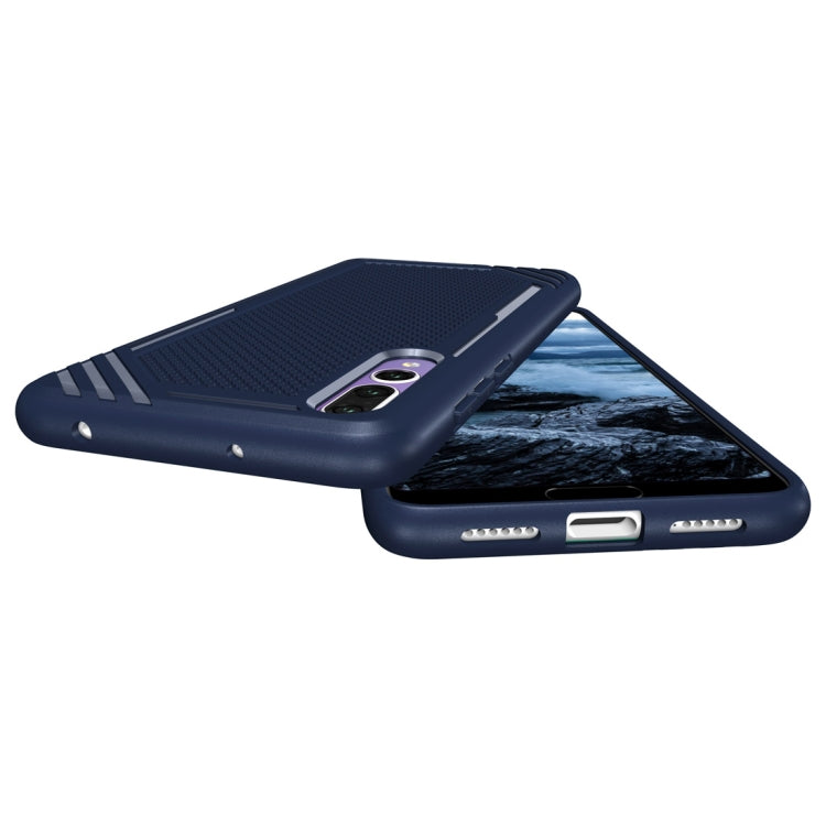 Lattice Texture TPU Shockproof Case for Huawei P20 Pro