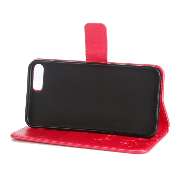 Lotus Butterfly Pattern Horizontal Flip Leather Case for Huawei Honor 10, with Holder & Card Slots & Wallet & Lanyard