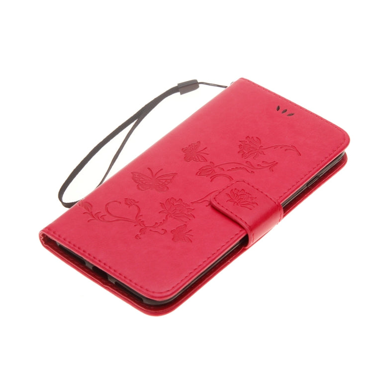 Lotus Butterfly Pattern Horizontal Flip Leather Case for Huawei Honor 10, with Holder & Card Slots & Wallet & Lanyard