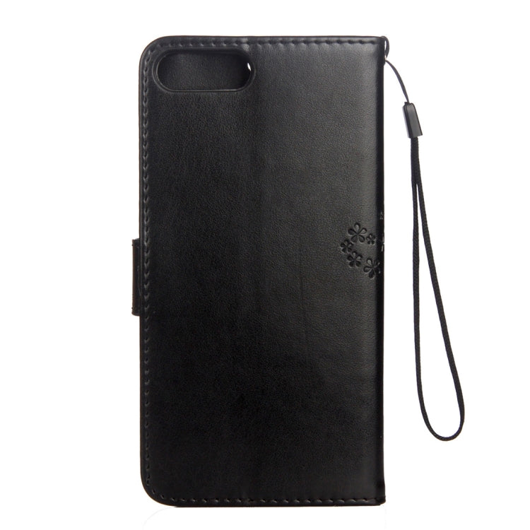 Owl Tree Pattern Horizontal Flip Leather Case for Huawei Honor 10, with Holder & Card Slots & Wallet & Lanyard