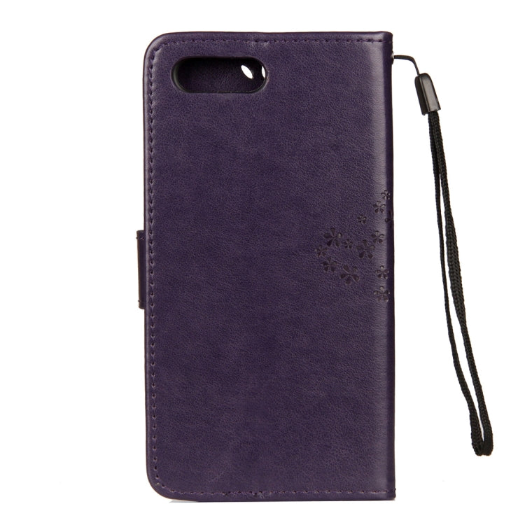 Owl Tree Pattern Horizontal Flip Leather Case for Huawei Honor 10, with Holder & Card Slots & Wallet & Lanyard