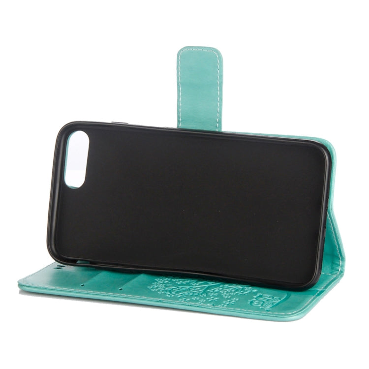 Owl Tree Pattern Horizontal Flip Leather Case for Huawei Honor 10, with Holder & Card Slots & Wallet & Lanyard