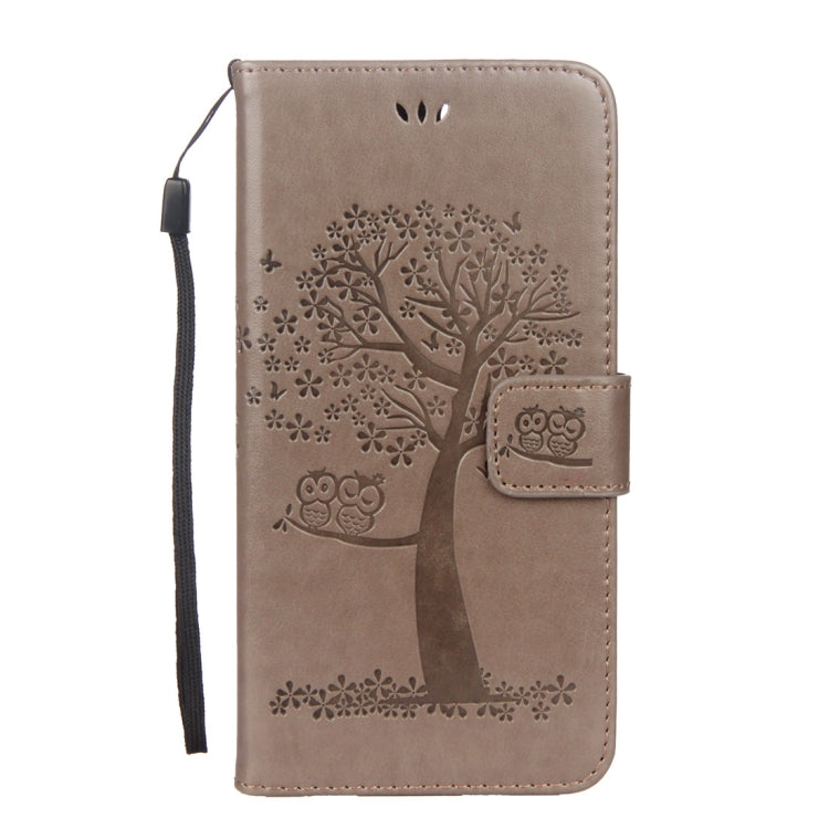 Owl Tree Pattern Horizontal Flip Leather Case for Huawei Honor 10, with Holder & Card Slots & Wallet & Lanyard