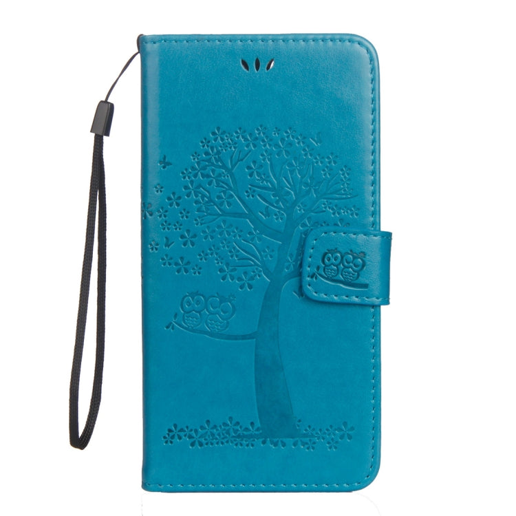 Owl Tree Pattern Horizontal Flip Leather Case for Huawei Honor 10, with Holder & Card Slots & Wallet & Lanyard