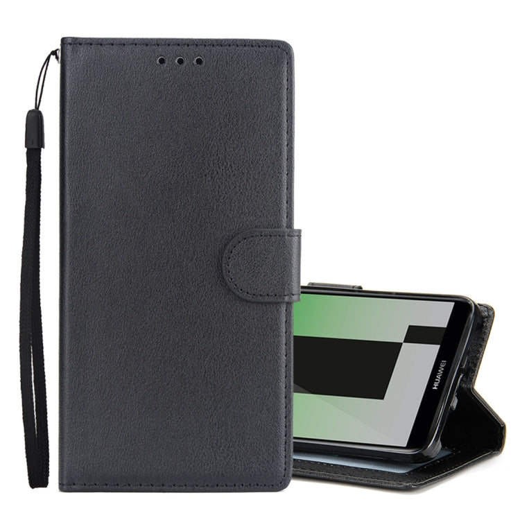 Knead Skin Texture Horizontal Flip Leather Case for Huawei Mate 10 Lite, with Photo Frame & Holder & Card Slots & Wallet & Lanyard