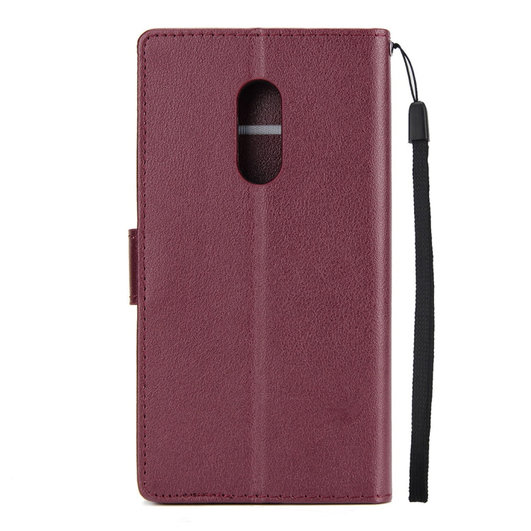 Knead Skin Texture Horizontal Flip Leather Case for Huawei Mate 10 Lite, with Photo Frame & Holder & Card Slots & Wallet & Lanyard