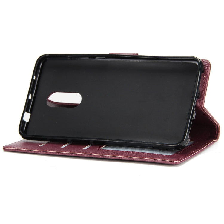 Knead Skin Texture Horizontal Flip Leather Case for Huawei Mate 10 Lite, with Photo Frame & Holder & Card Slots & Wallet & Lanyard