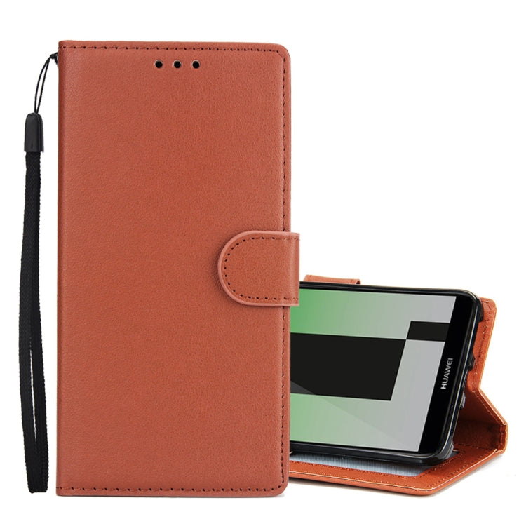 Knead Skin Texture Horizontal Flip Leather Case for Huawei Mate 10 Lite, with Photo Frame & Holder & Card Slots & Wallet & Lanyard